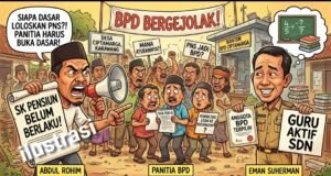 Pengisian BPD Ciptamarga Bergejolak! Guru Aktif Terpilih, Panitia Diminta Buka Dasar Loloskan PNS