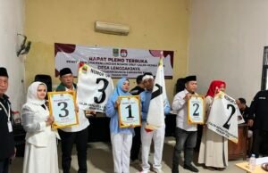 Ribuan Warga Antar Sadih Muhammad Farhan, Nomor 3 Jadi Sinyal Kuat di Pilkades Lenggahjaya?
