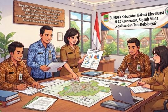 BUMDes Kabupaten Bekasi Dievaluasi di 22 Kecamatan, Sejauh Mana Legalitas dan Tata Kelolanya?