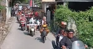 Kades Amansari Disorot Disebut Ikut Konvoi Cakades Nomor 2, Netralitas Dipertanyakan