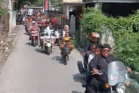 Kades Amansari Disorot Disebut Ikut Konvoi Cakades Nomor 2, Netralitas Dipertanyakan